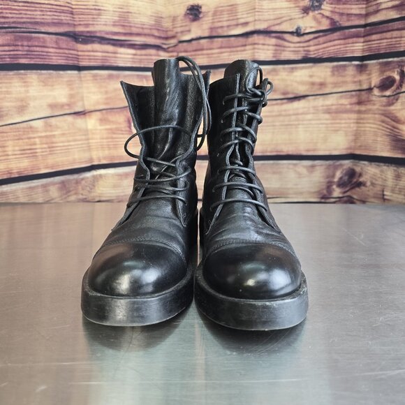 Ernesto Dolani Designer Service / Combat Boots - size 37 / W6.5 - Picture 4 of 12